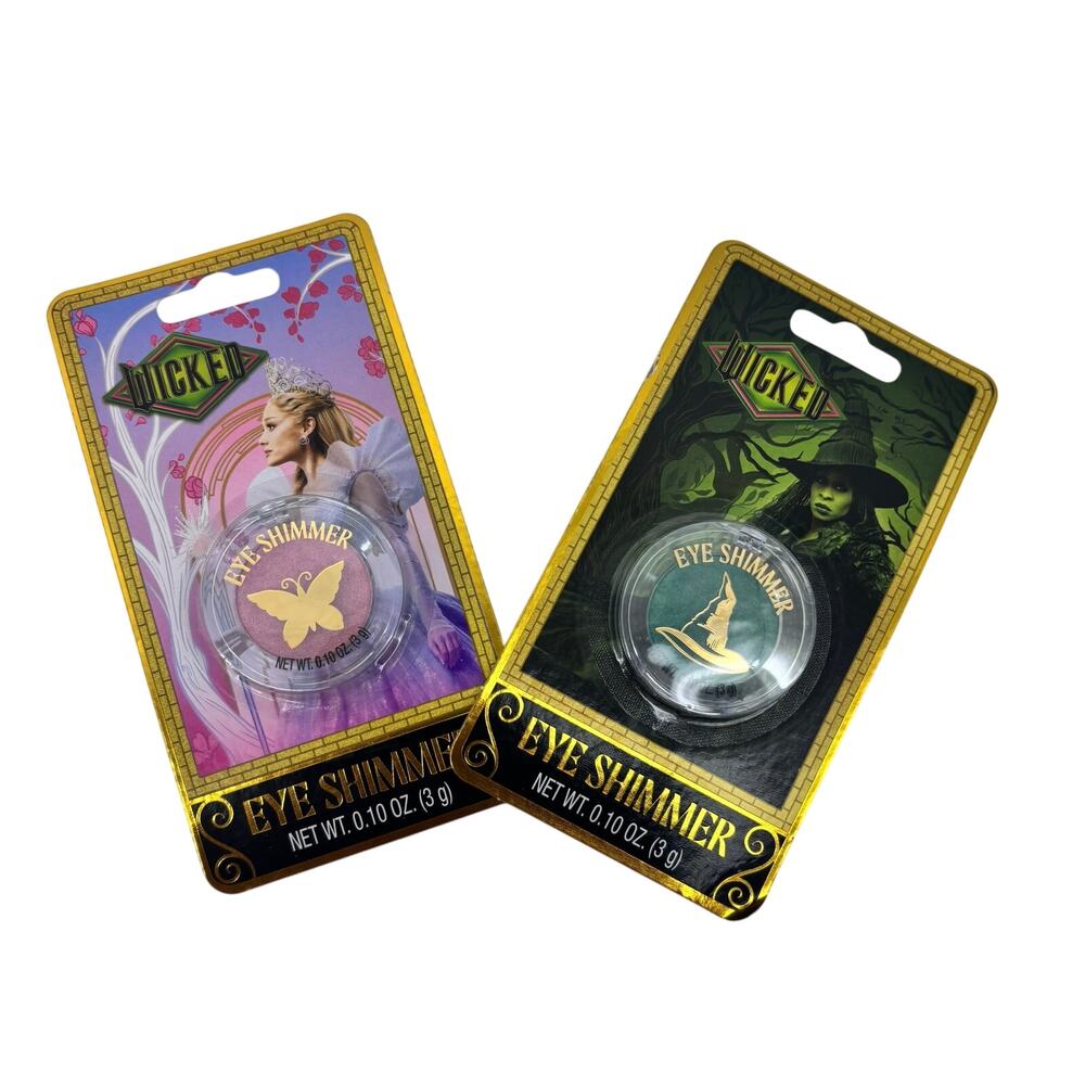 Wicked Glinda Elphaba Eye Shimmer Eye Shadows Green Pink